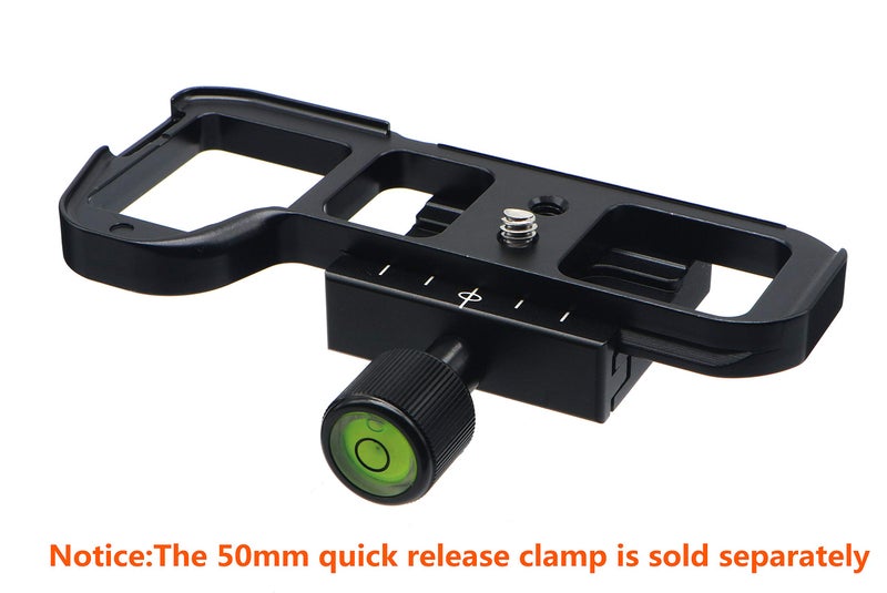 HITHUT Hand Grip Quick Release Metal Base Plate for Sony A7M2 A7II A7RII A7R2 with 1/4" Screw and Hex Wrench Black - Image 5